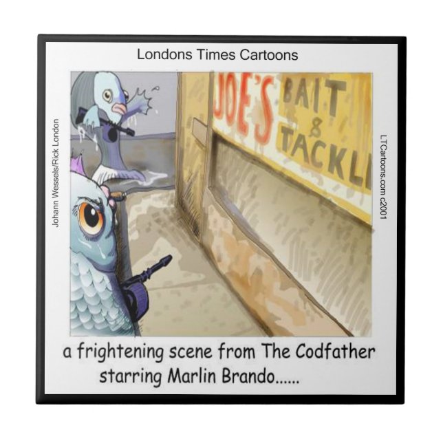 Carreau en céramique Rick London Fish Mafia (Devant)