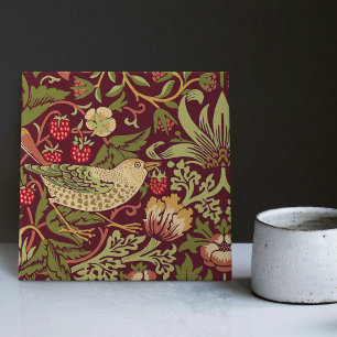 Carreau en céramique William Morris Red Strawberry