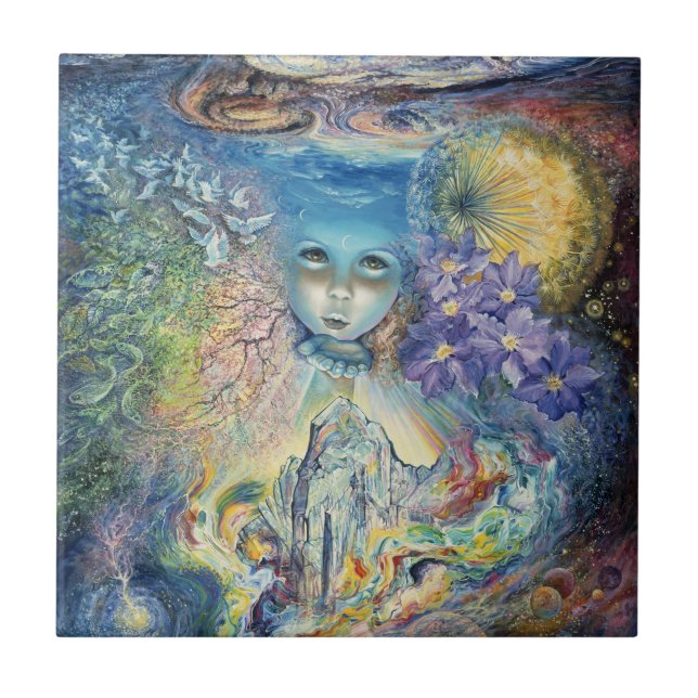 Carreau Enfant de l'univers Carrelage en céramique 6x6 (Devant)