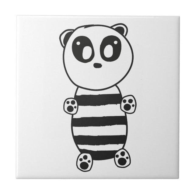 Carreau Enfants Panda  (Devant)