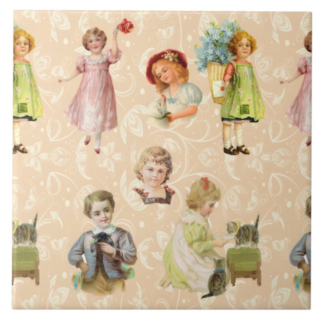 Carreau Enfants vintages (Devant)