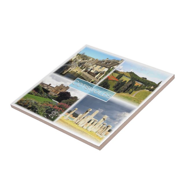 Carreau ENG049 COTSWOLDS, Angleterre, Europe, (Côté)