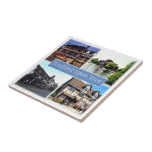 Carreau ENG060 STRATFORD SUR AVON, Angleterre Europe,