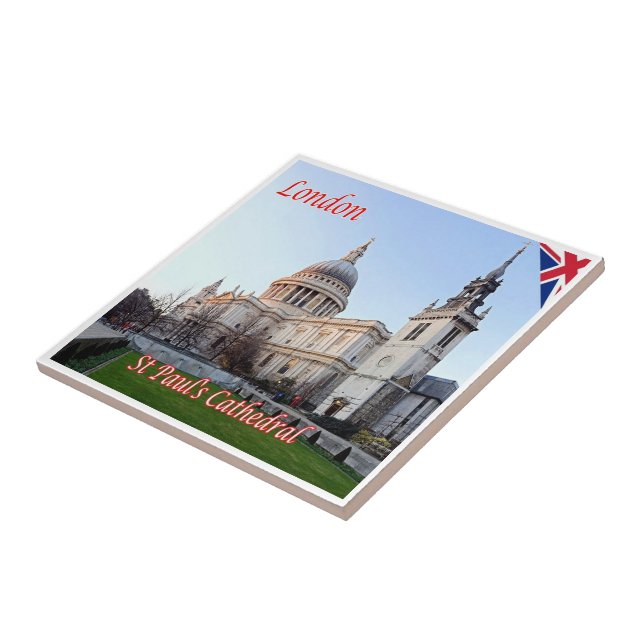 CARREAU ENG083 CATHÉDRALE DE LONDRES SAINT-PAUL, (Côté)