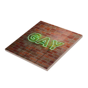 Carreau Enseigne néon gay illuminée SlipperyJoe lumineuse 
