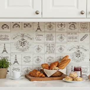 Carreau Enseigne vintage de boulangerie française