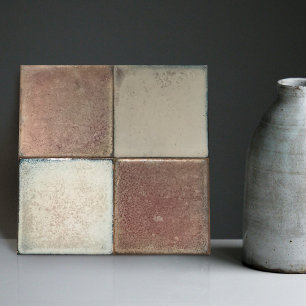 Carreau Ensemble de 4 décorations murales en marbre marbré