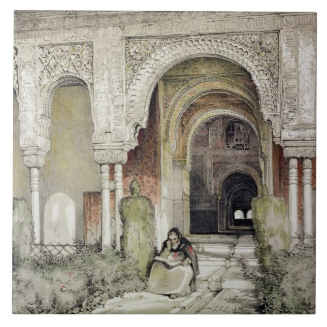 Carreau Entrée au Hall des deux soeurs (Sala de l (Devant)