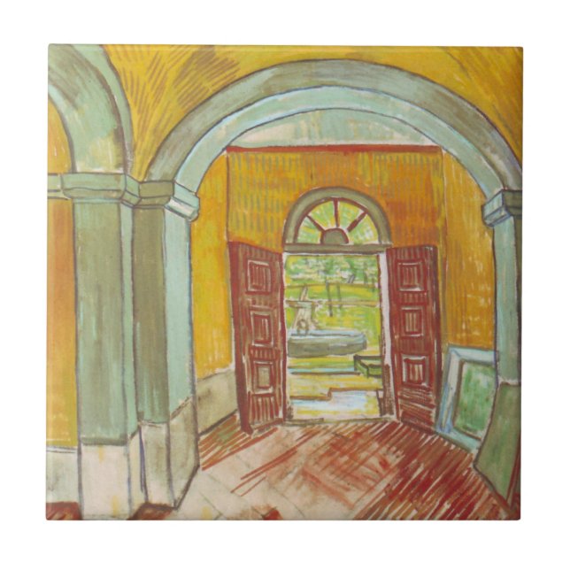 Carreau Entrée du hall de l'hôpital Saint-Paul de Van Gogh (Devant)
