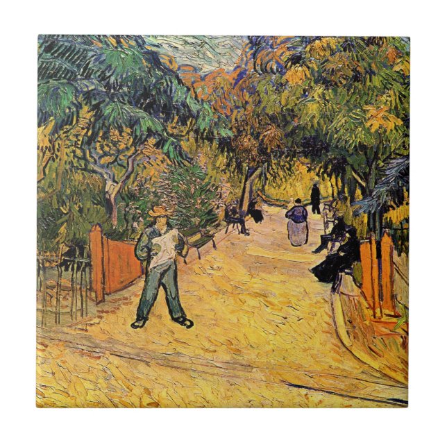 Carreau Entrée du Parc Public par Vincent van Gogh (Devant)