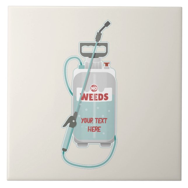 Carreau Entretien du jardin de pulvérisation de mauvaises  (Devant)