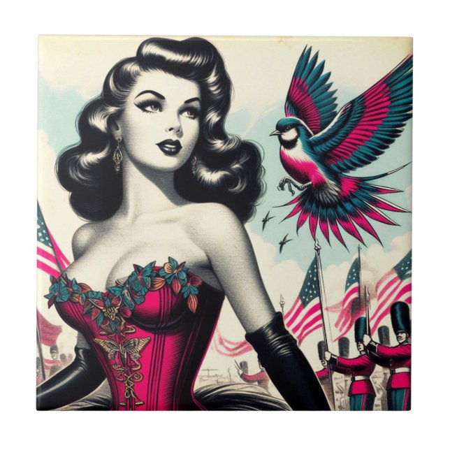 Carreau Épingle vintage alternative (Devant)