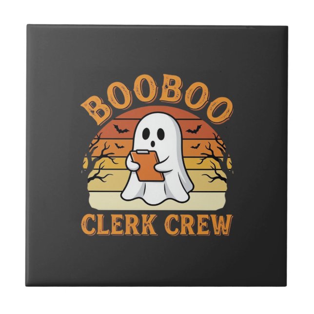 Carreau Équipe de commis Booboo Création de fantôme Hallow (Devant)