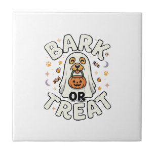 Carreau Équipe de friandises d'Halloween pour chiens