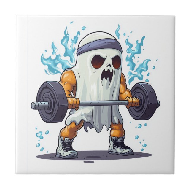 Carreau Équipe de gym fantôme (Devant)