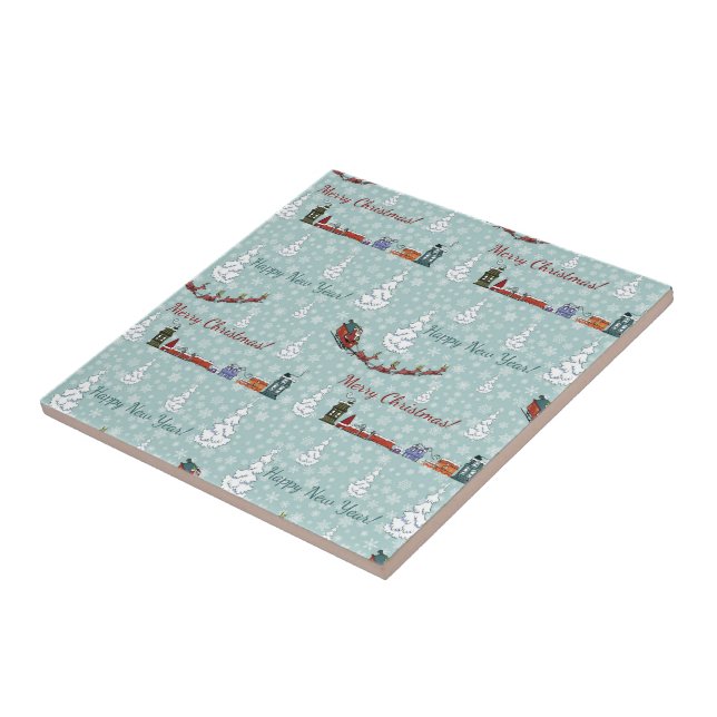 Carreau Équipe de père Noël (Côté)