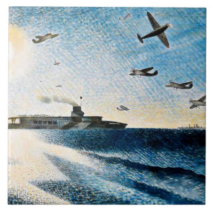 Carreau Eric Ravilious - HMS glorieux dans l'Arctique