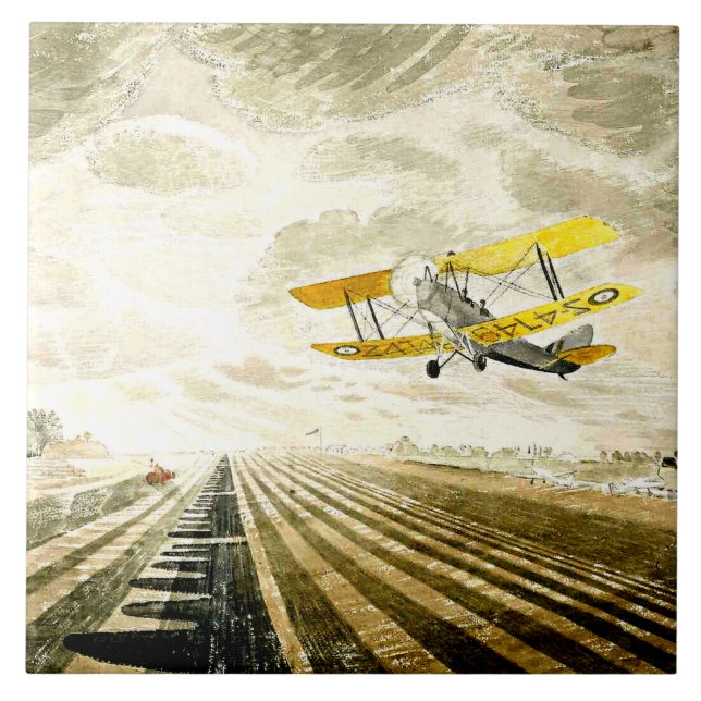 Carreau Eric Ravilit, Tiger Moth, (Devant)