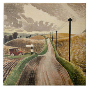 Carreau Eric Ravilit, Wiltshire Landscape,