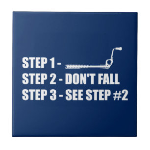 Carreau Escalade des glaces - Ne tombez pas