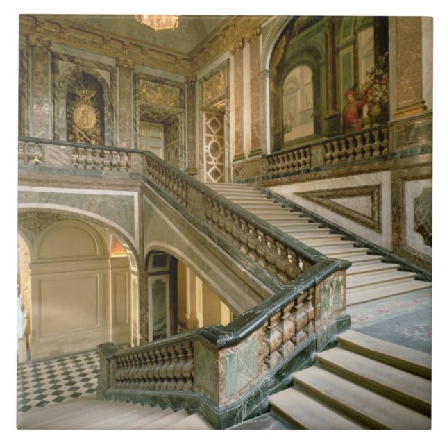 Carreau Escalier de la Reine (l'escalier de la Reine) 1680 (Devant)