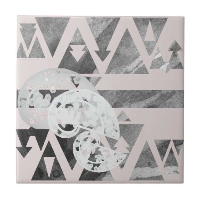 Carreau Escargot de cendre poussiéreux de l'éternité (Devant)