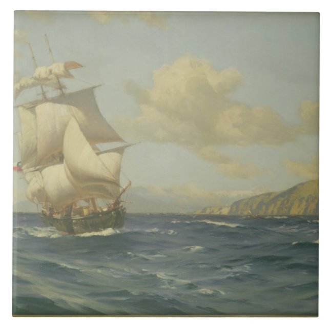 Carreau Esmeralda, 1908 (huile sur la toile) (Devant)