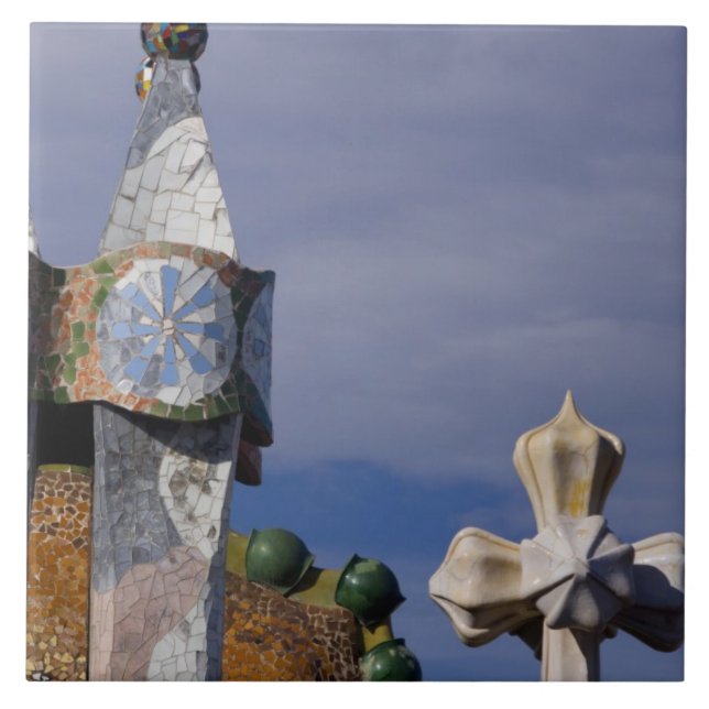 Carreau Espagne, Catalogne, Barcelone. Casa Batllo (1906). (Devant)