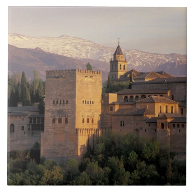 Carreau Espagne, Grenade, Andalousie L'Alhambra, (Devant)