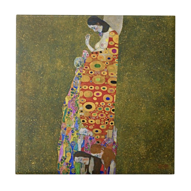 Carreau Espoir avec le chef-d'oeuvre de Gustav Klimt (Devant)
