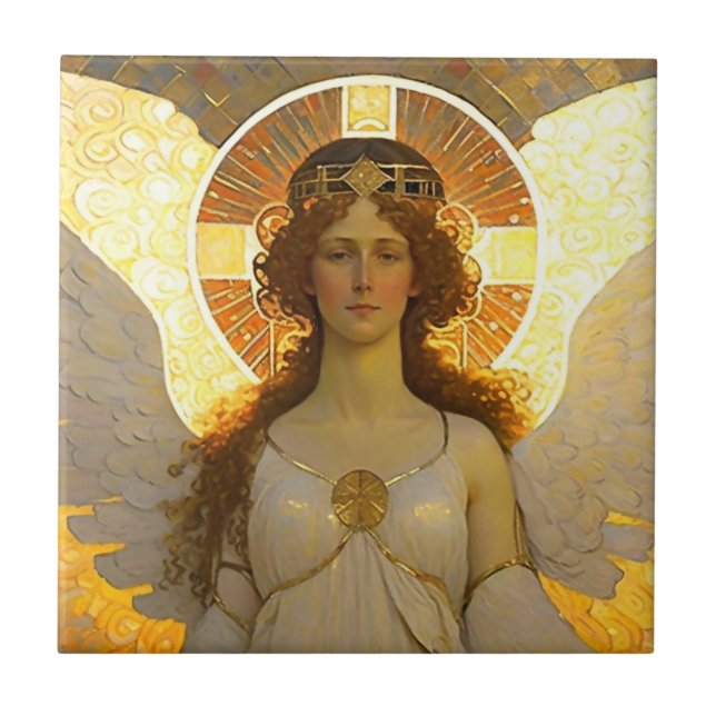 Carreau Esprit d'ange doré du soir   (Devant)