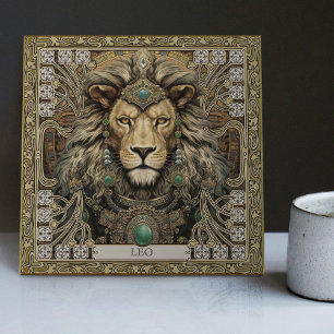 Carreau Esprit personnalisé Lion Bijoux tribaux