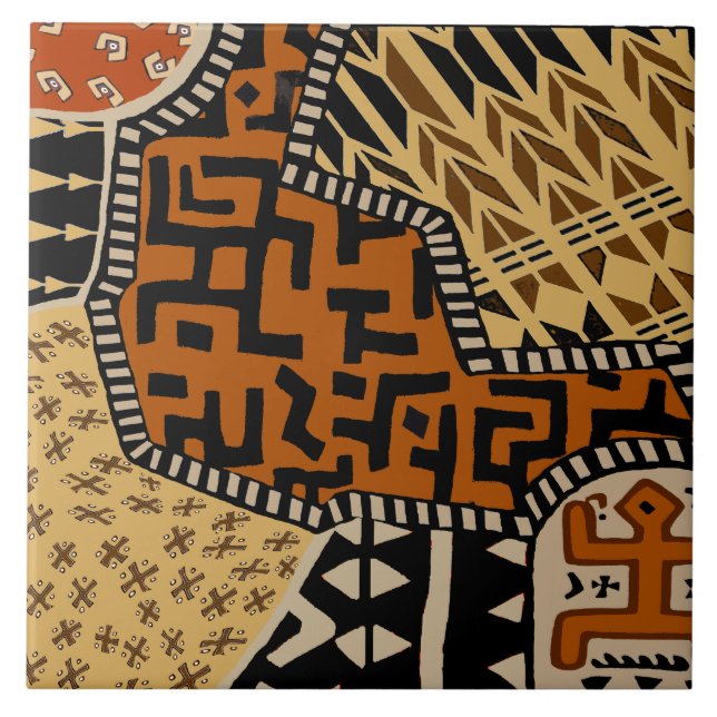 Carreau Esprits de la Terre Chaman Africain (Devant)