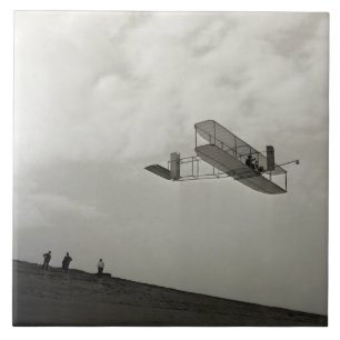 Carreau Essai de planeur Vol Aviation Wright Brothers