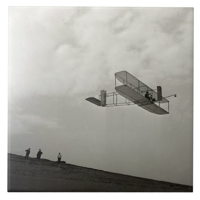 Carreau Essai de planeur Vol Aviation Wright Brothers (Devant)
