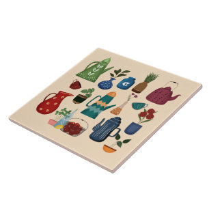 Carreau Éssentiels de cuisine rétro