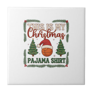 Carreau Est Pantalon de Noël Basketball Chapeau de Père No