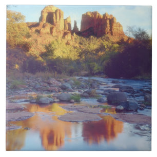 Carreau États-Unis, Arizona, Sedona. Cathedral Rock se ref