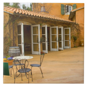 Carreau États-Unis, Californie, vallée de Sonoma, terrasse