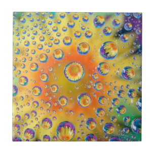Carreau États-Unis, Colorado, Lafayette. Bulles d'eau sur 