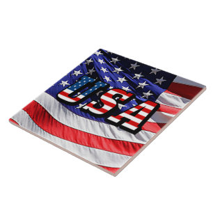 Carreau États-Unis - Drapeau Américain