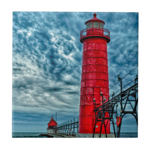 Carreau États-Unis, Grand Haven, Michigan, phare