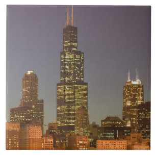 Carreau États-Unis, Illinois, Chicago : Skyline de la vill