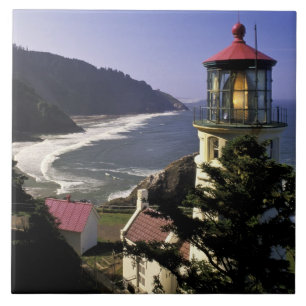 Carreau États-Unis, Oregon, Florence. Phare de Heceta Head