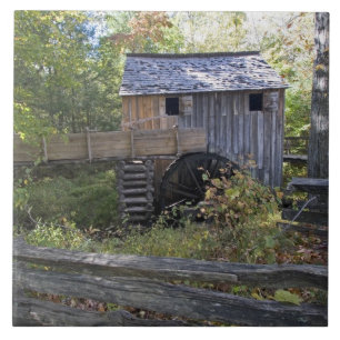 Carreau États-Unis - Tennessee. Moulin à câble dans la rég