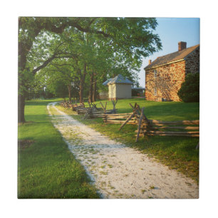 Carreau États-Unis, Virginie, comté de Fairfax, plantation