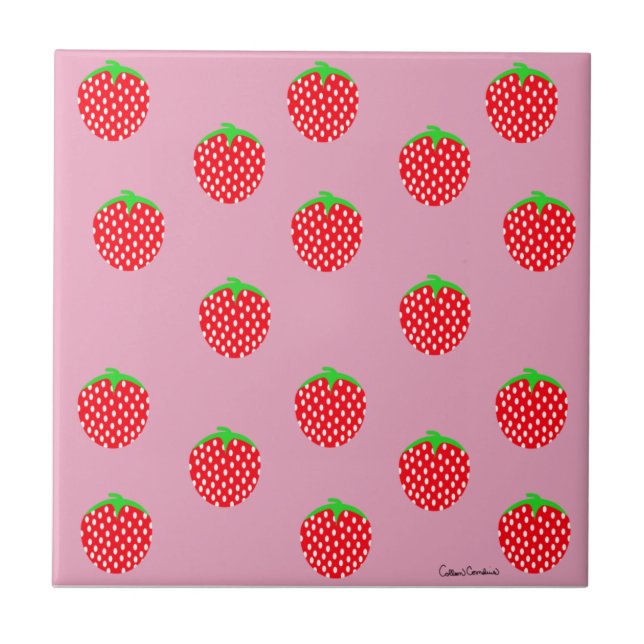 Carreau Été Merveilleux aux Fruits Rouges (Devant)