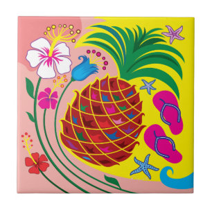 Carreau Été Tropical à l'Ananas