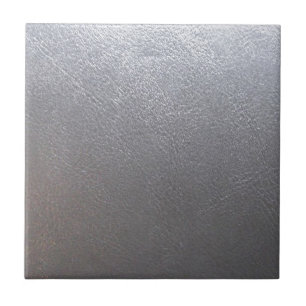 Carreau Étincelle de gris ARGENTÉ : Finition simili cuir