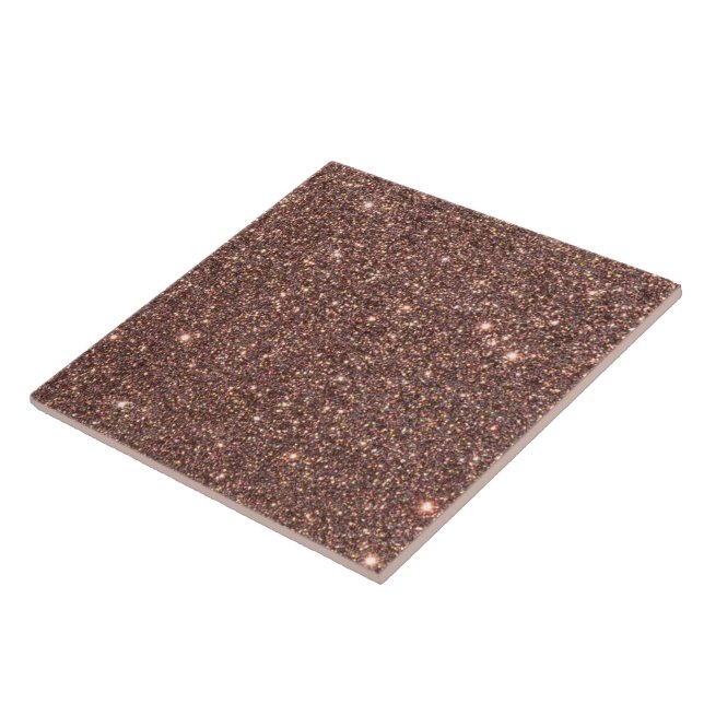 Carreau Étincelles en bronze de parties scintillantes (Côté)